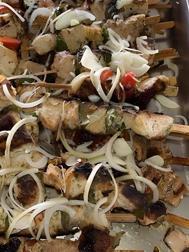 Plateau de brochettes grillées Guadeloupe