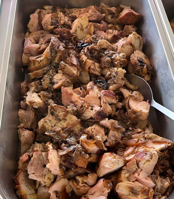 Morceaux de délicieuses viandes Guadeloupe