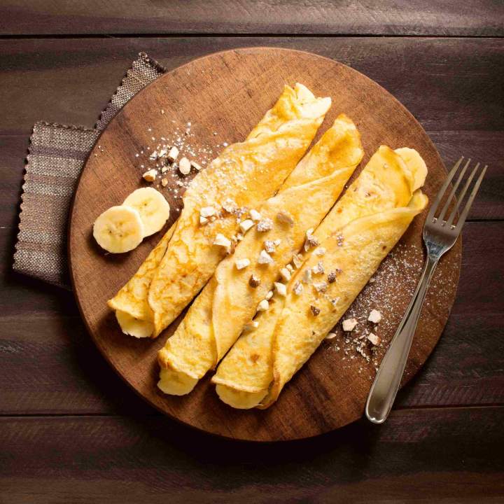 delicious winter crepe dessert with bananas 11zon